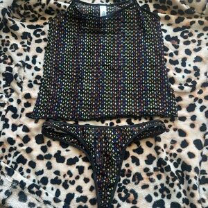 Old navy New lingerie set. Bed tank and thong